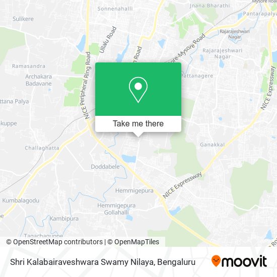 Shri Kalabairaveshwara Swamy Nilaya map