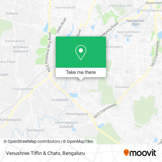 Venushree Tiffin & Chats map