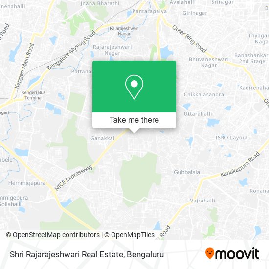 Shri Rajarajeshwari Real Estate map