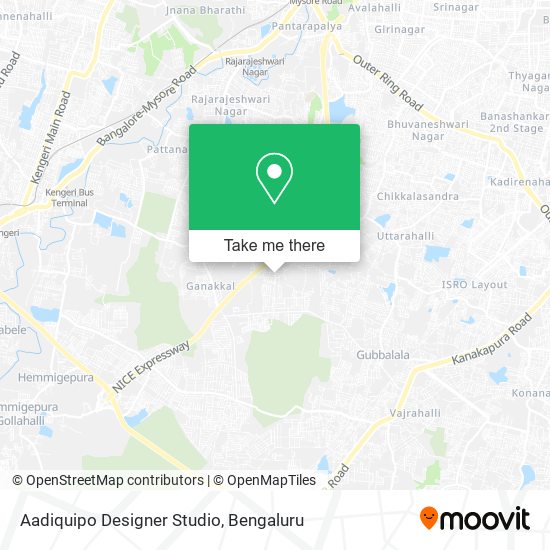 Aadiquipo Designer Studio map