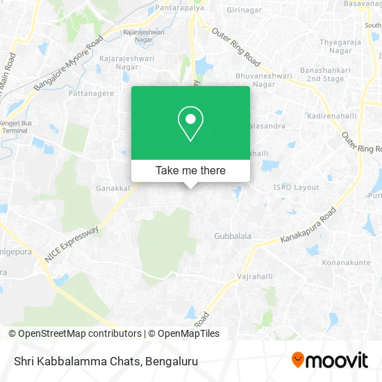 Shri Kabbalamma Chats map