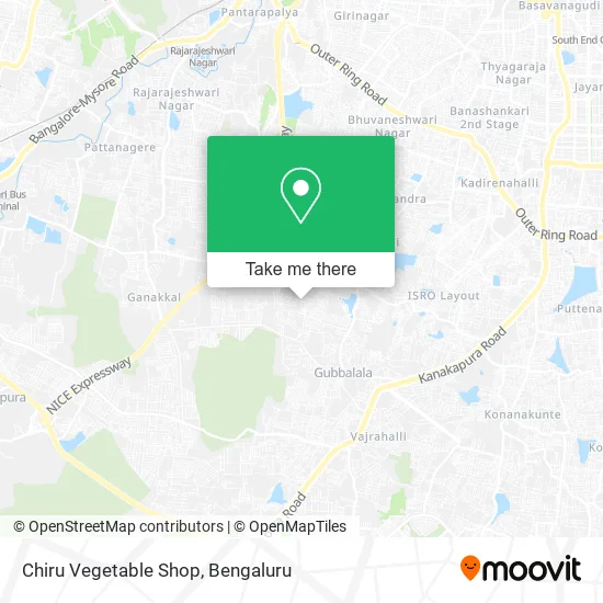 Chiru Vegetable Shop map