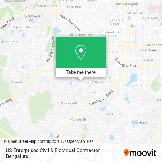 US Enterprises Civil & Electrical Contractor map