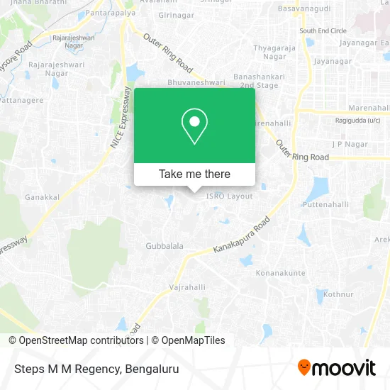 Steps M M Regency map