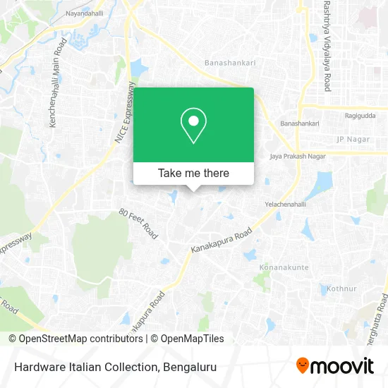 Hardware Italian Collection map