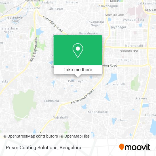 Prism Coating Solutions map