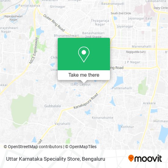 Uttar Karnataka Speciality Store map
