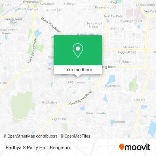 Badhya S Party Hall map
