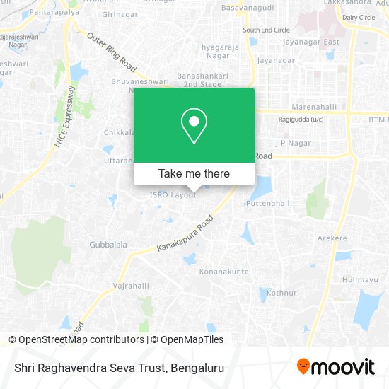 Shri Raghavendra Seva Trust map