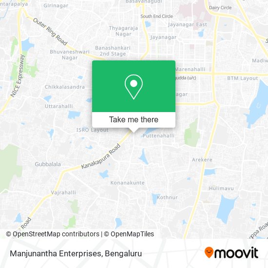 Manjunantha Enterprises map