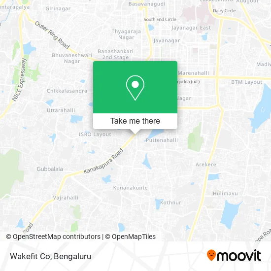 Wakefit Co map