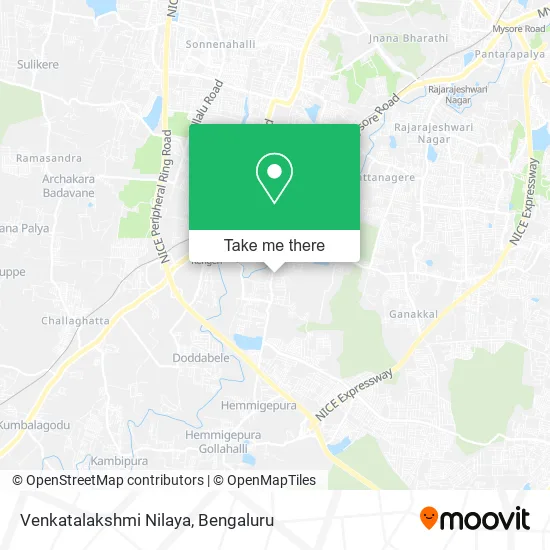 Venkatalakshmi Nilaya map