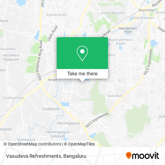 Vasudeva Refreshments map