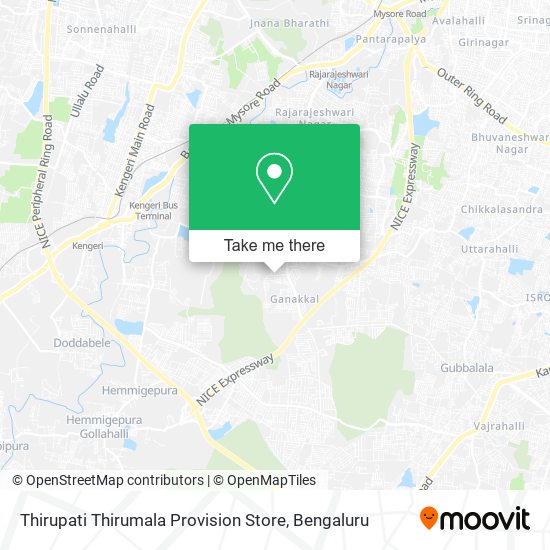 Thirupati Thirumala Provision Store map