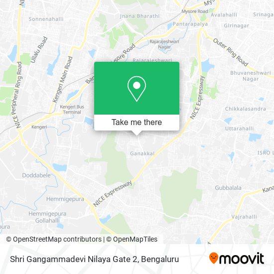 Shri Gangammadevi Nilaya Gate 2 map