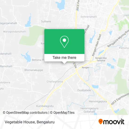 Vegetable House map