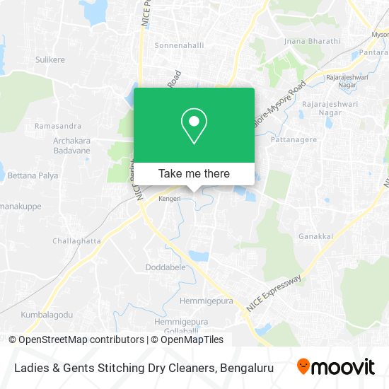 Ladies & Gents Stitching Dry Cleaners map