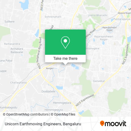 Unicorn Earthmoving Engineers map