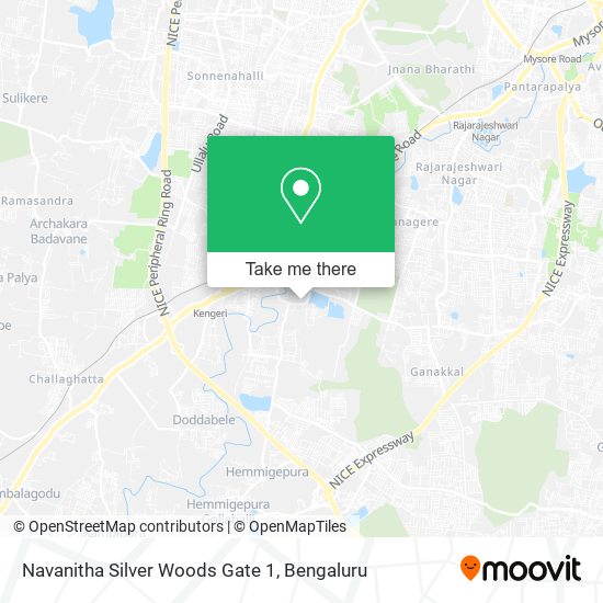 Navanitha Silver Woods Gate 1 map