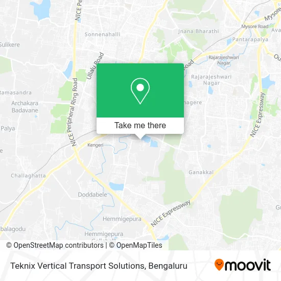 Teknix Vertical Transport Solutions map
