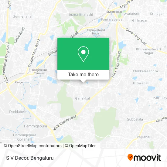 S V Decor map
