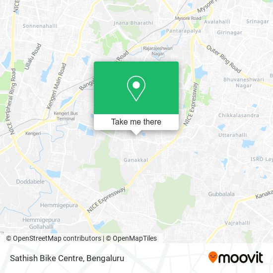 Sathish Bike Centre map