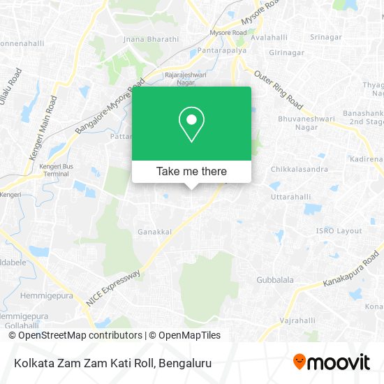 Kolkata Zam Zam Kati Roll map