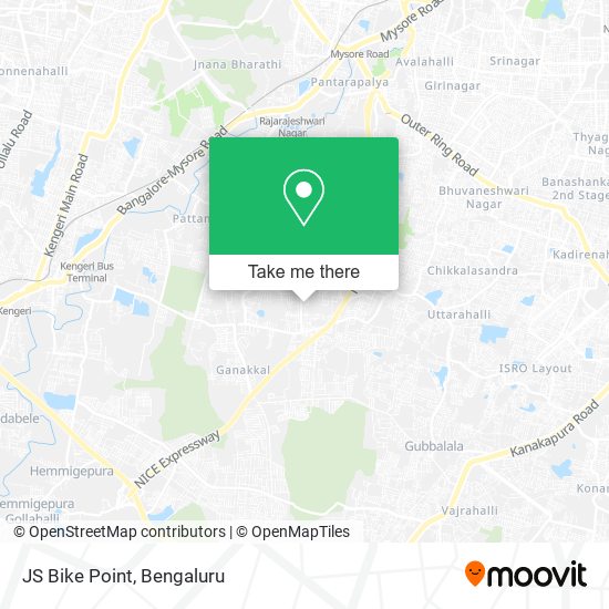 JS Bike Point map