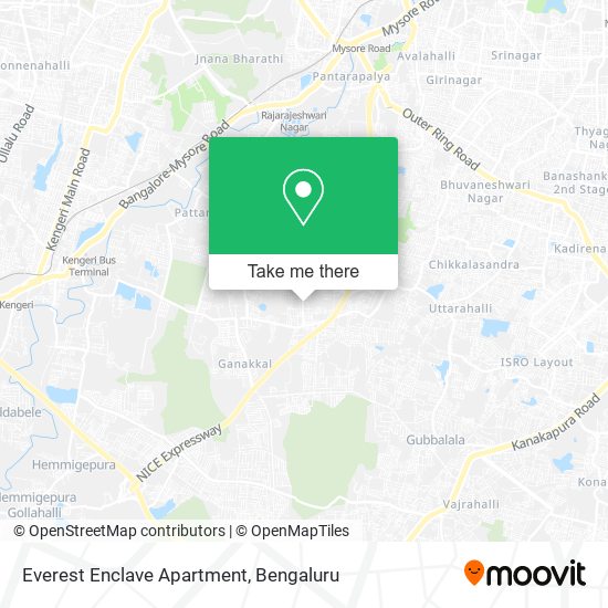 Everest Enclave Apartment map