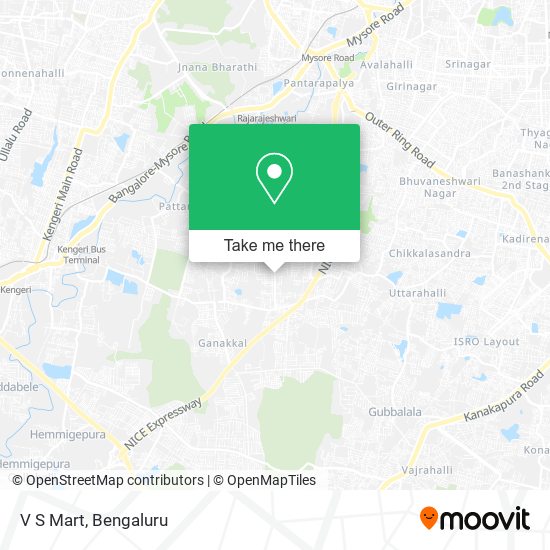 V S Mart map