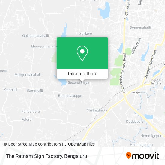 The Ratnam Sign Factory map