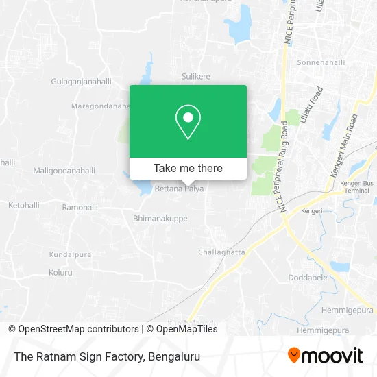 The Ratnam Sign Factory map