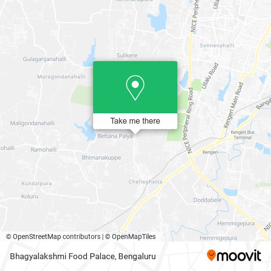 Bhagyalakshmi Food Palace map