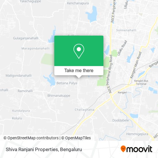 Shiva Ranjani Properties map