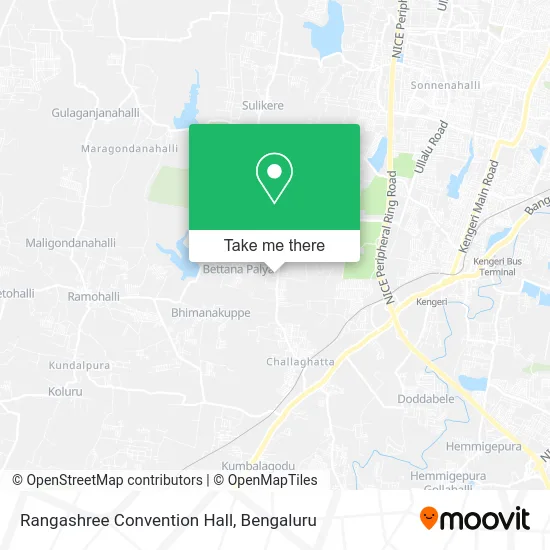Rangashree Convention Hall map