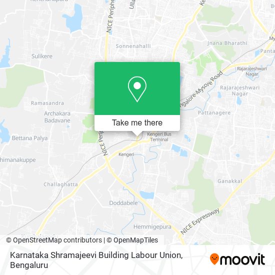 Karnataka Shramajeevi Building Labour Union map