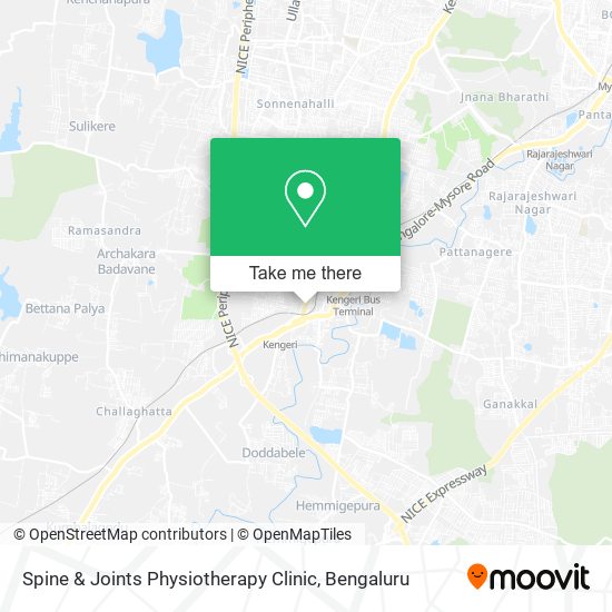 Spine & Joints Physiotherapy Clinic map