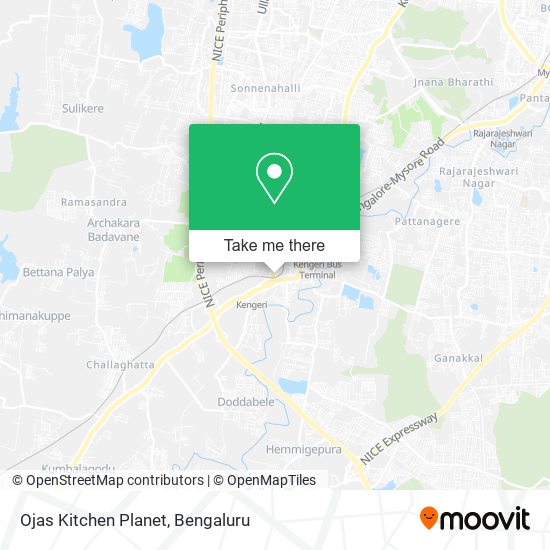 Ojas Kitchen Planet map