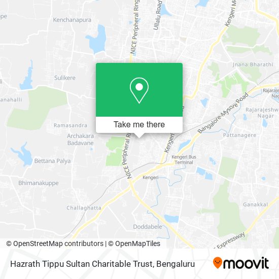 Hazrath Tippu Sultan Charitable Trust map
