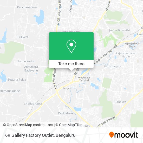 69 Gallery Factory Outlet map