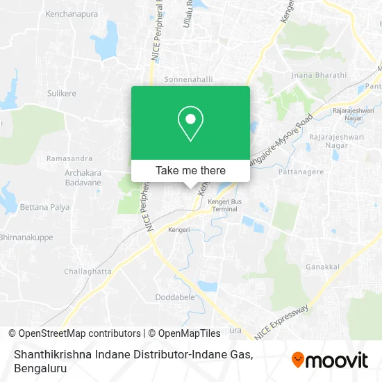 Shanthikrishna Indane Distributor-Indane Gas map