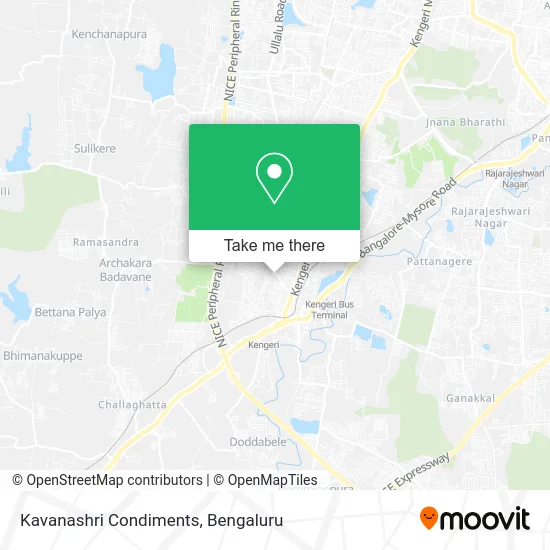 Kavanashri Condiments map