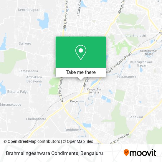 Brahmalingeshwara Condiments map