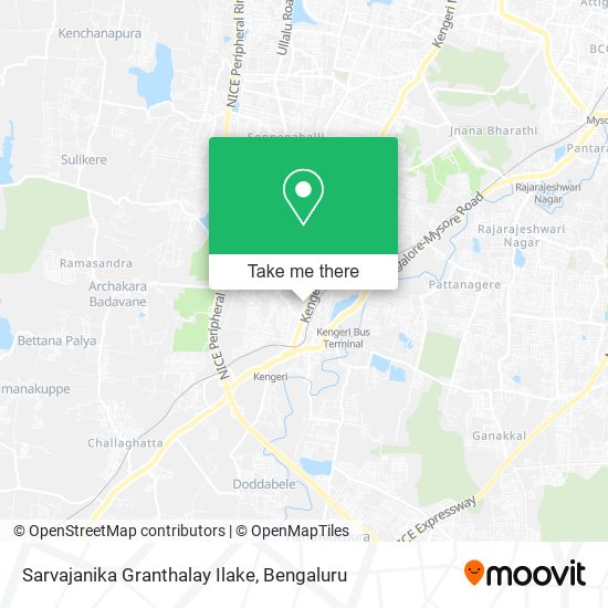 Sarvajanika Granthalay Ilake map