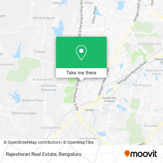 Rajeshwari Real Estate map