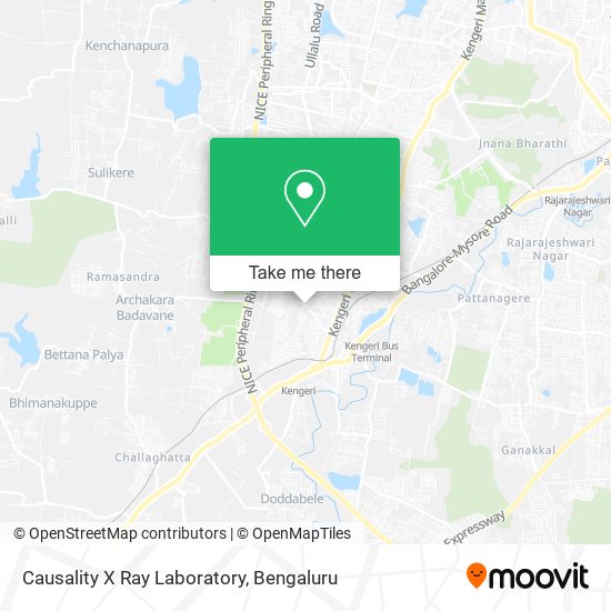 Causality X Ray Laboratory map