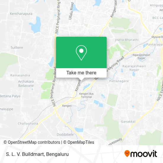 S. L. V. Buildmart map