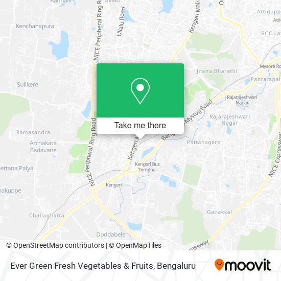 Ever Green Fresh Vegetables & Fruits map