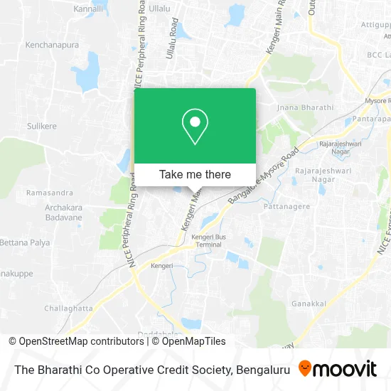 The Bharathi Co Operative Credit Society map
