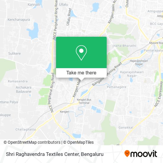 Shri Raghavendra Textiles Center map